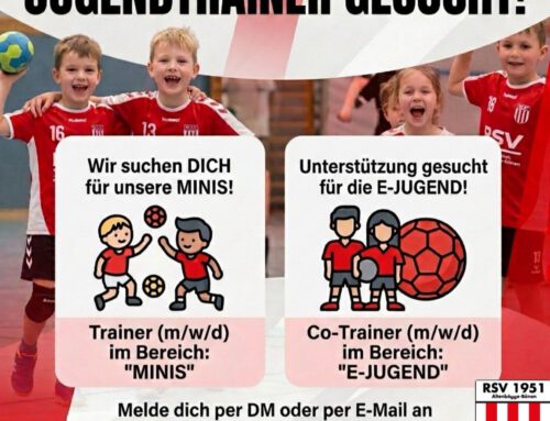 Kleine Handballer ganz Groß 2 Wir suchen Verstärkung für unser Trainerteam!