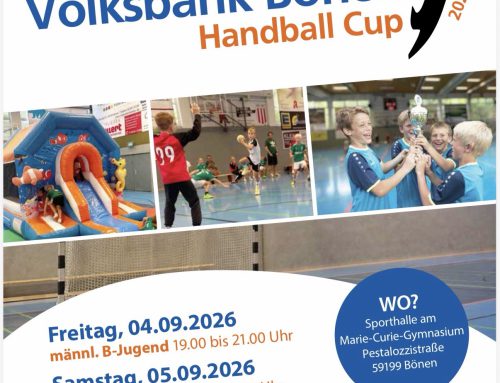 Dieses Wochenende: Der Volksbank Bönen Handballcup 2026